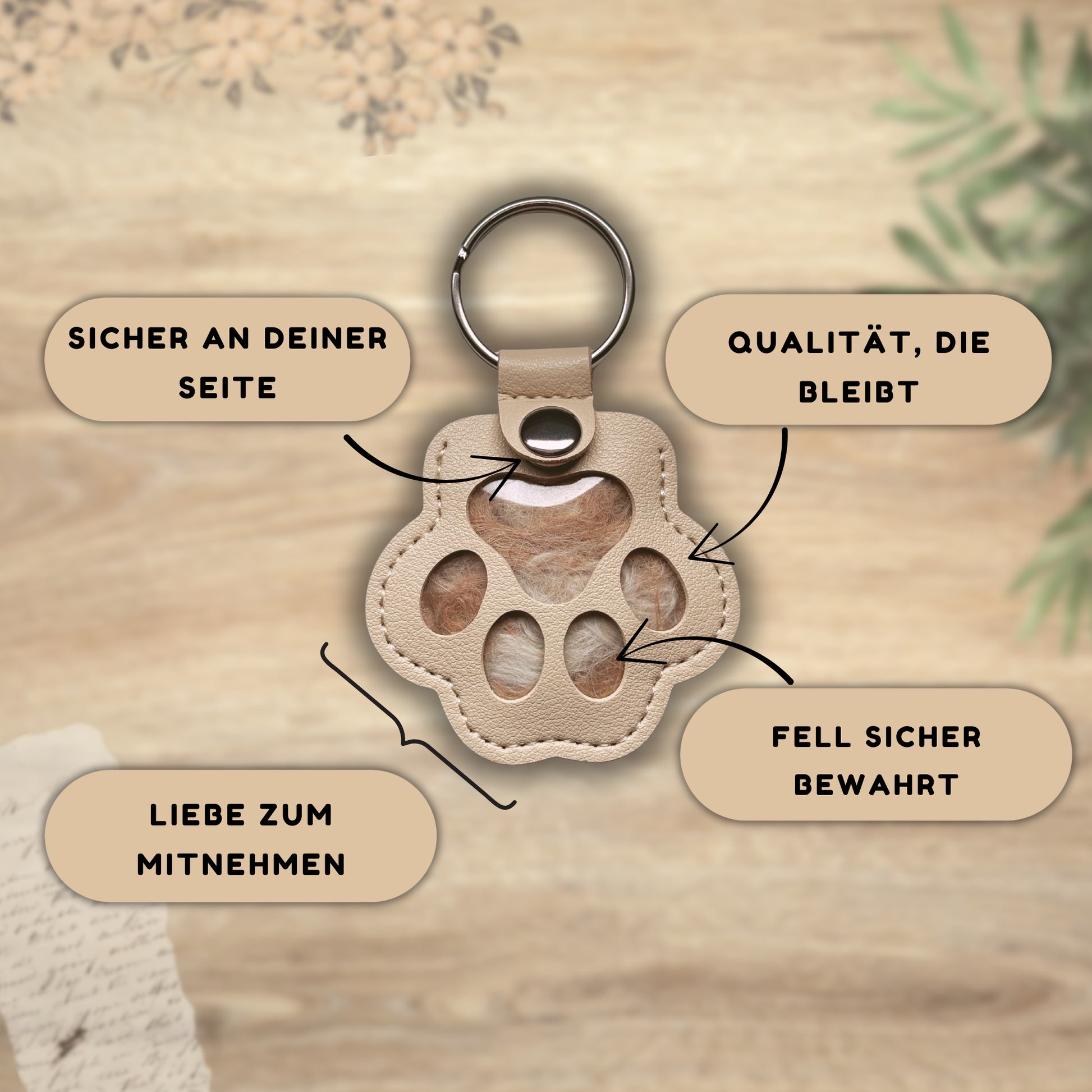 Pfotenanhänger – Für die schönsten Momente mit deinem Vierbeiner (Versand in 1–3 Tagen)