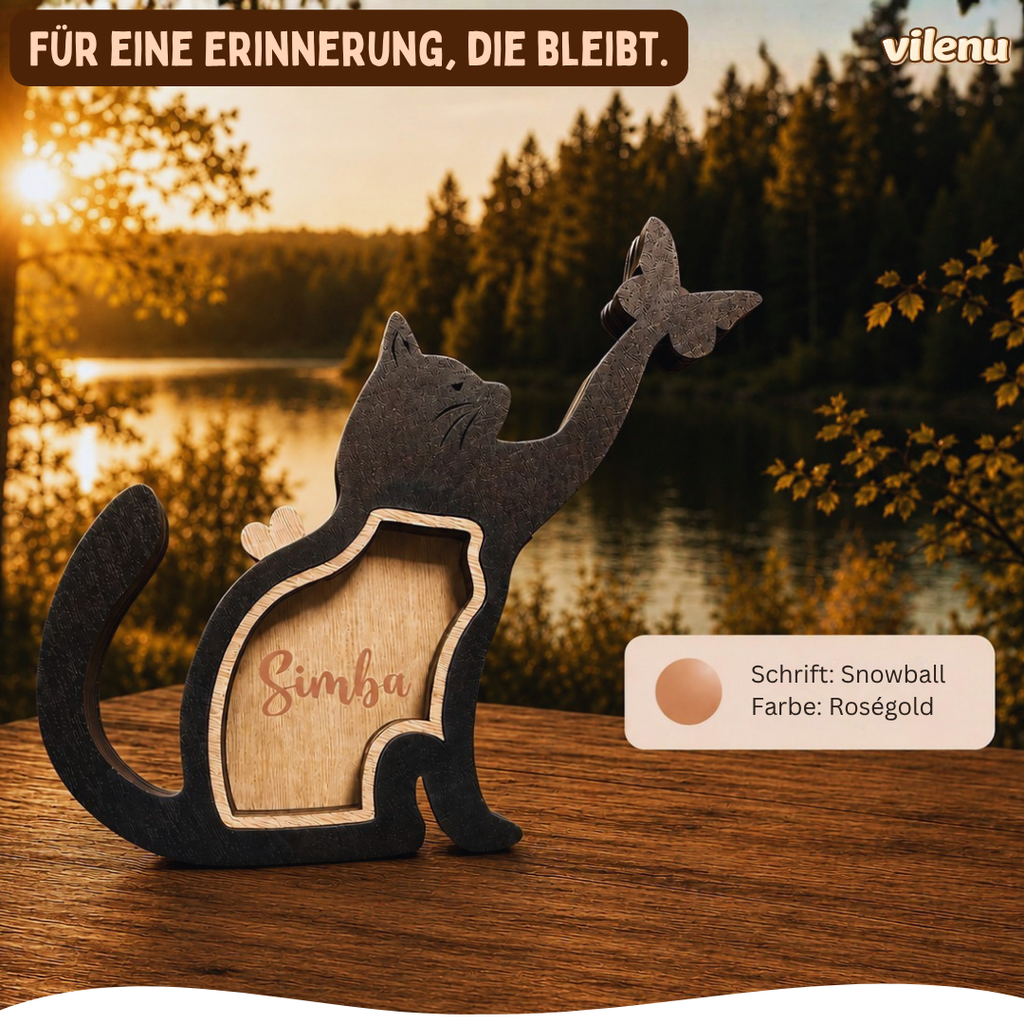 Personalisierte Fellbox für Katzenerinnerungen