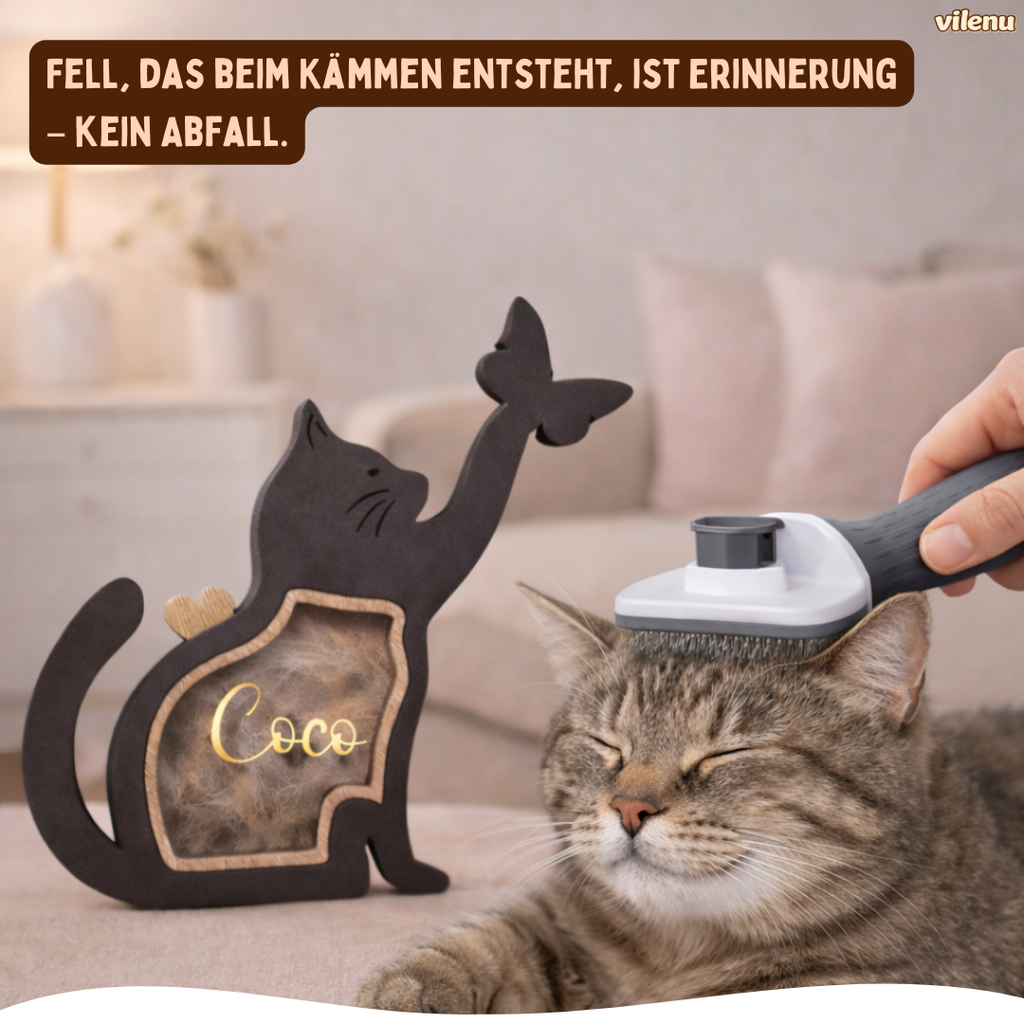 Personalisierte Fellbox für Katzenerinnerungen