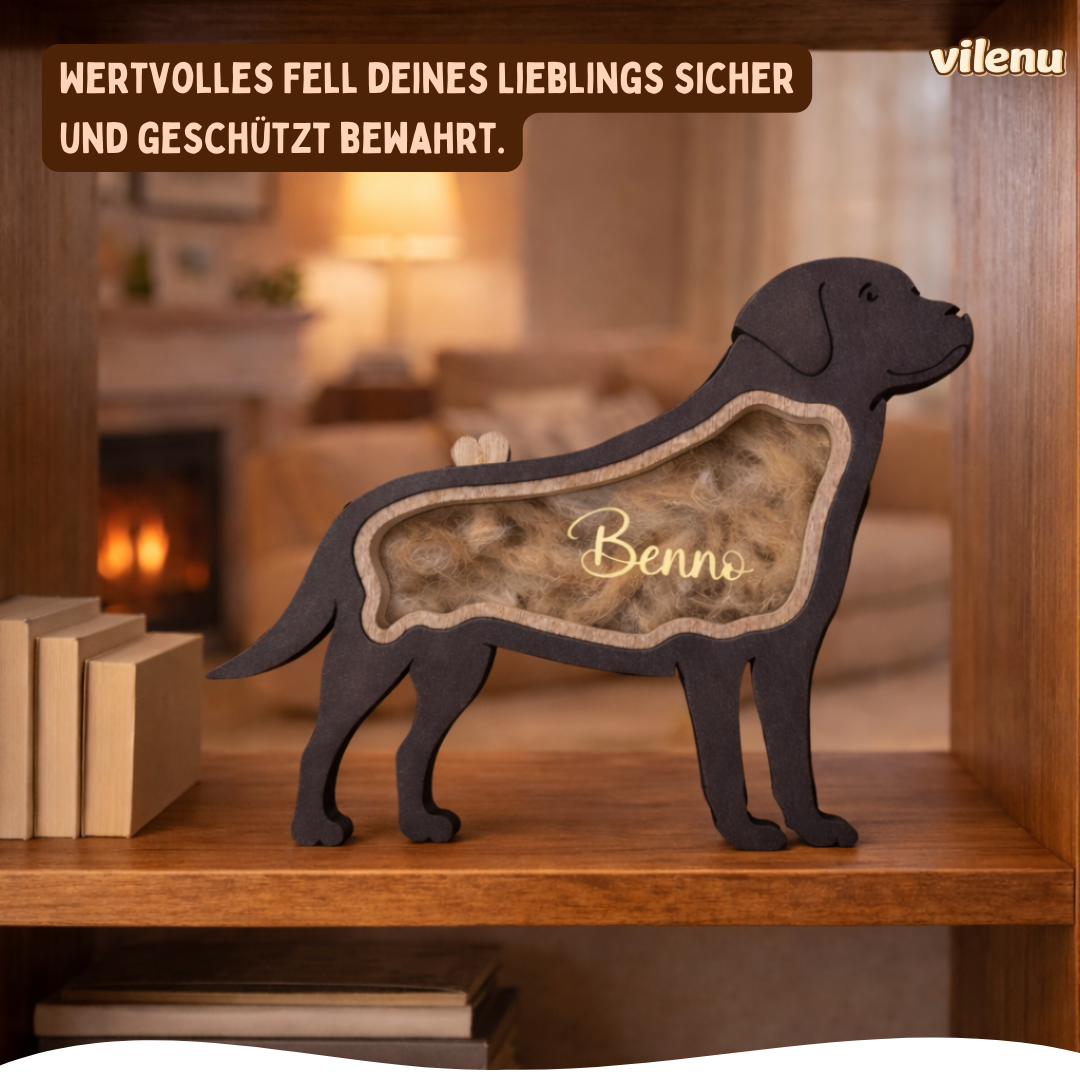 Personalisierte Fellbox für Hundeerinnerungen
