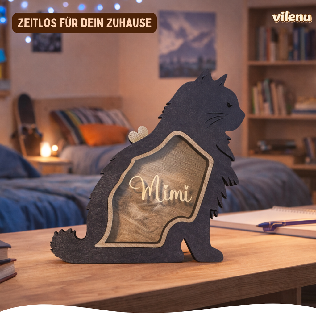 Personalisierte Fellbox für Katzenerinnerungen