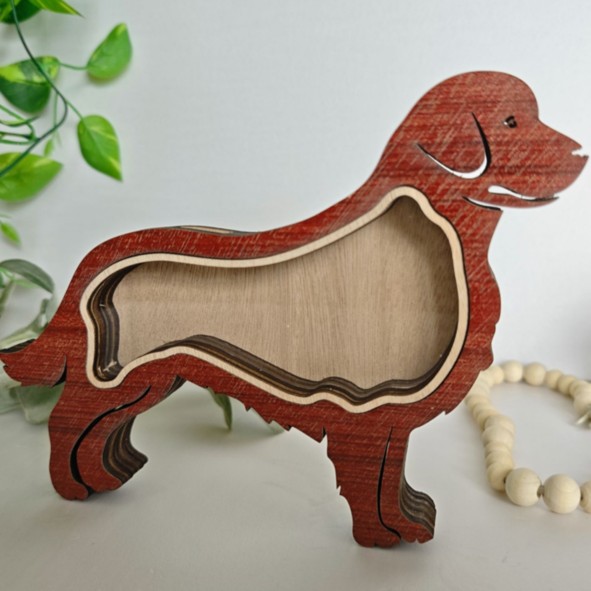 Holz-Gedenkbox für Tierhaar & Andenken