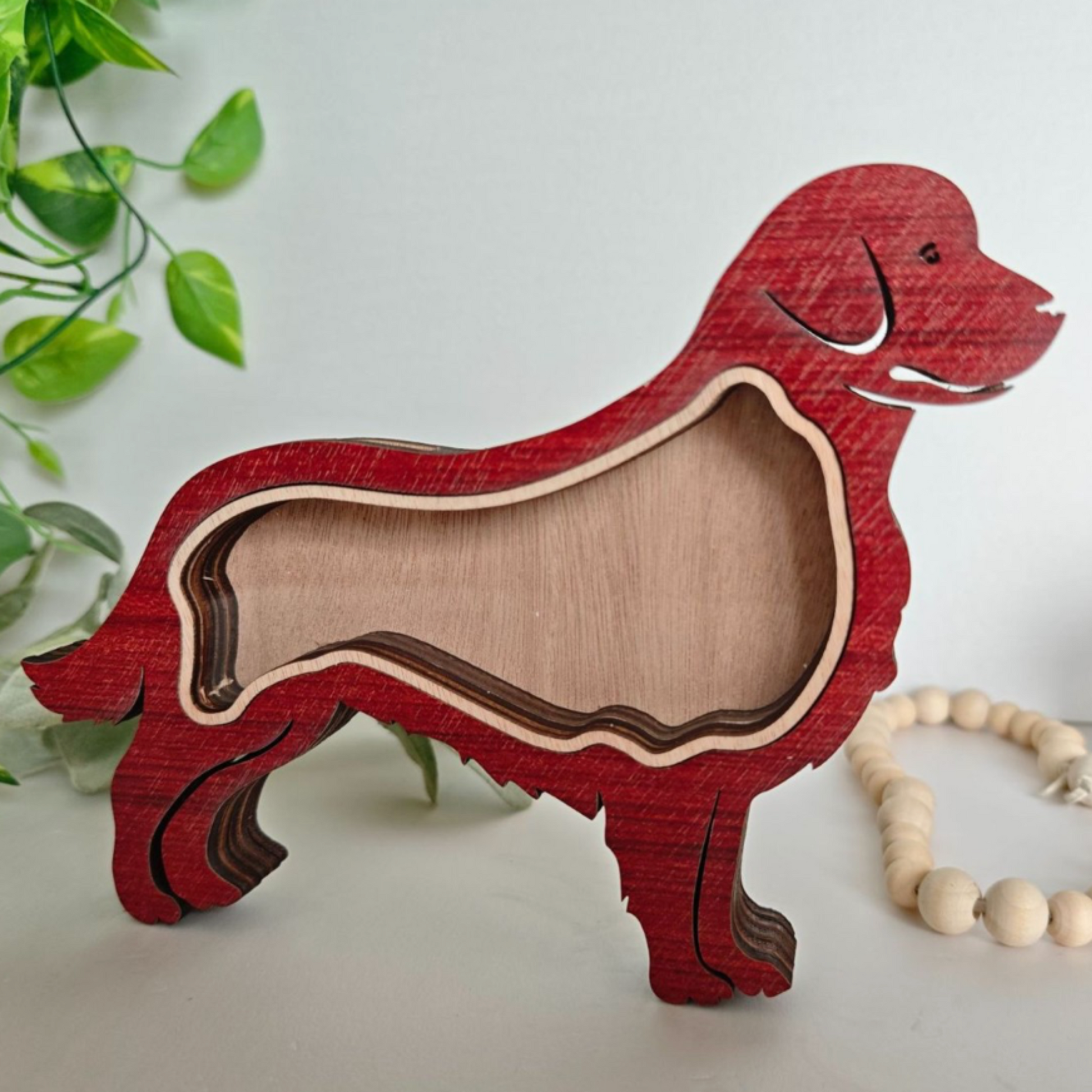 Holz-Gedenkbox für Tierhaar & Andenken