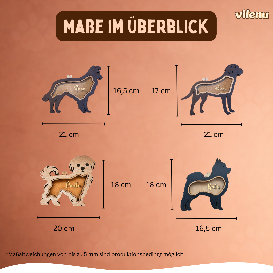Personalisierte Fellbox für Hundeerinnerungen