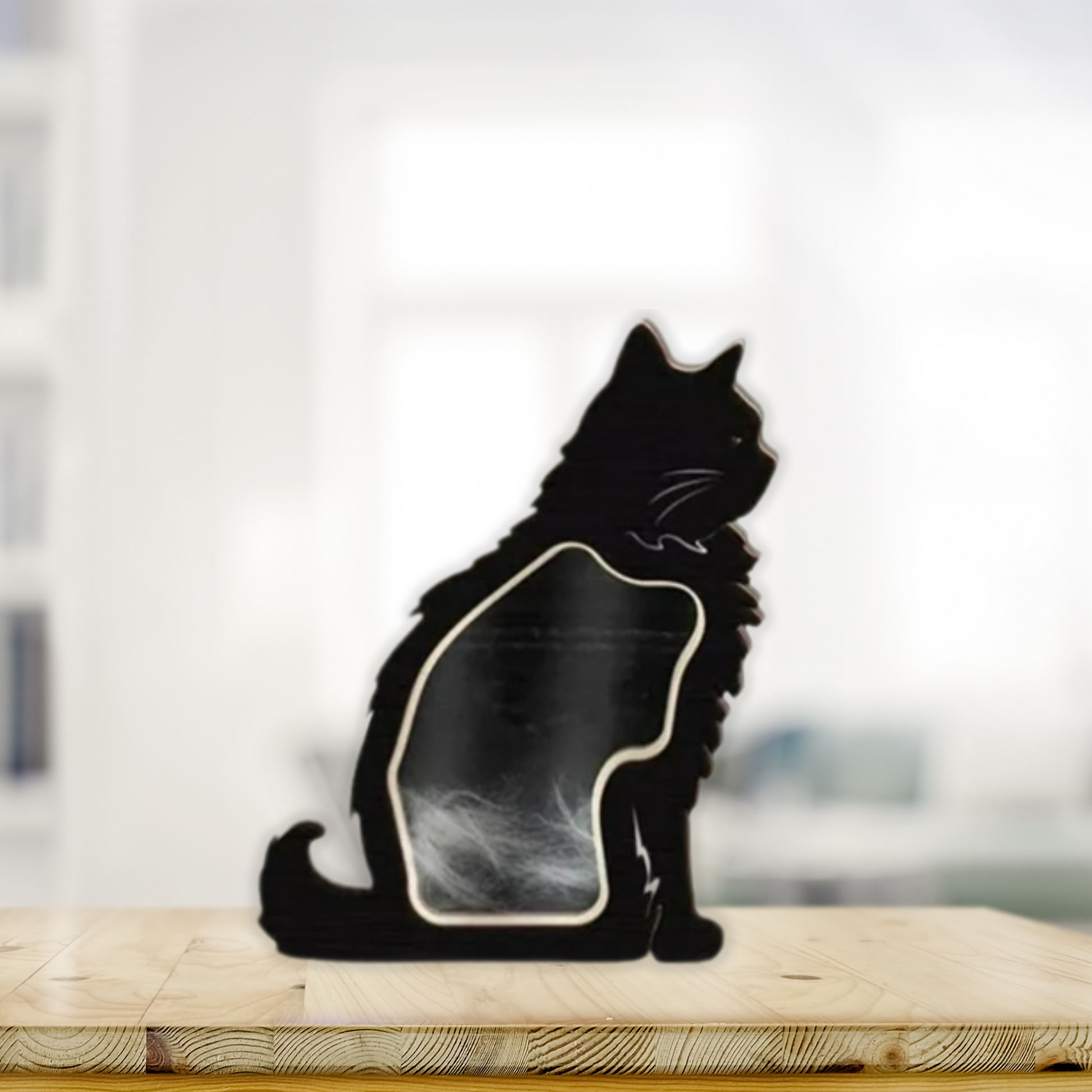 Holz-Gedenkbox für Tierhaar & Andenken