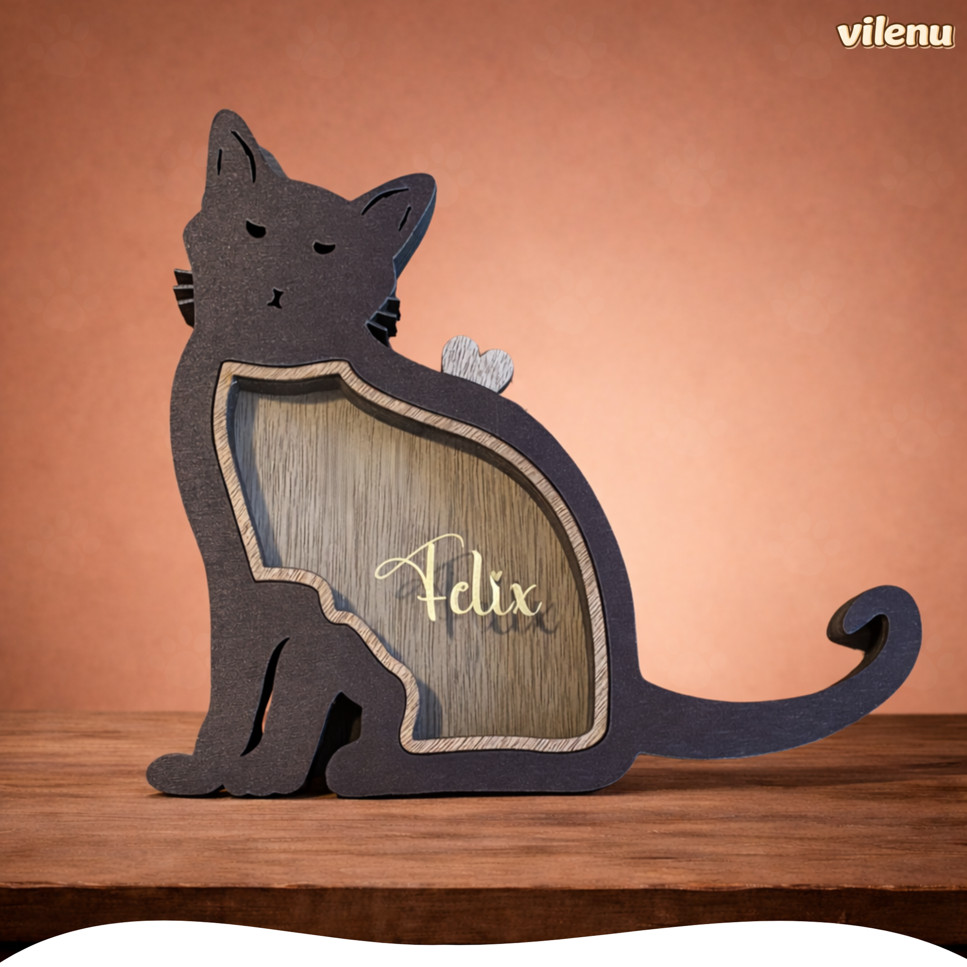 Katze sitzend (Kurzhaar)