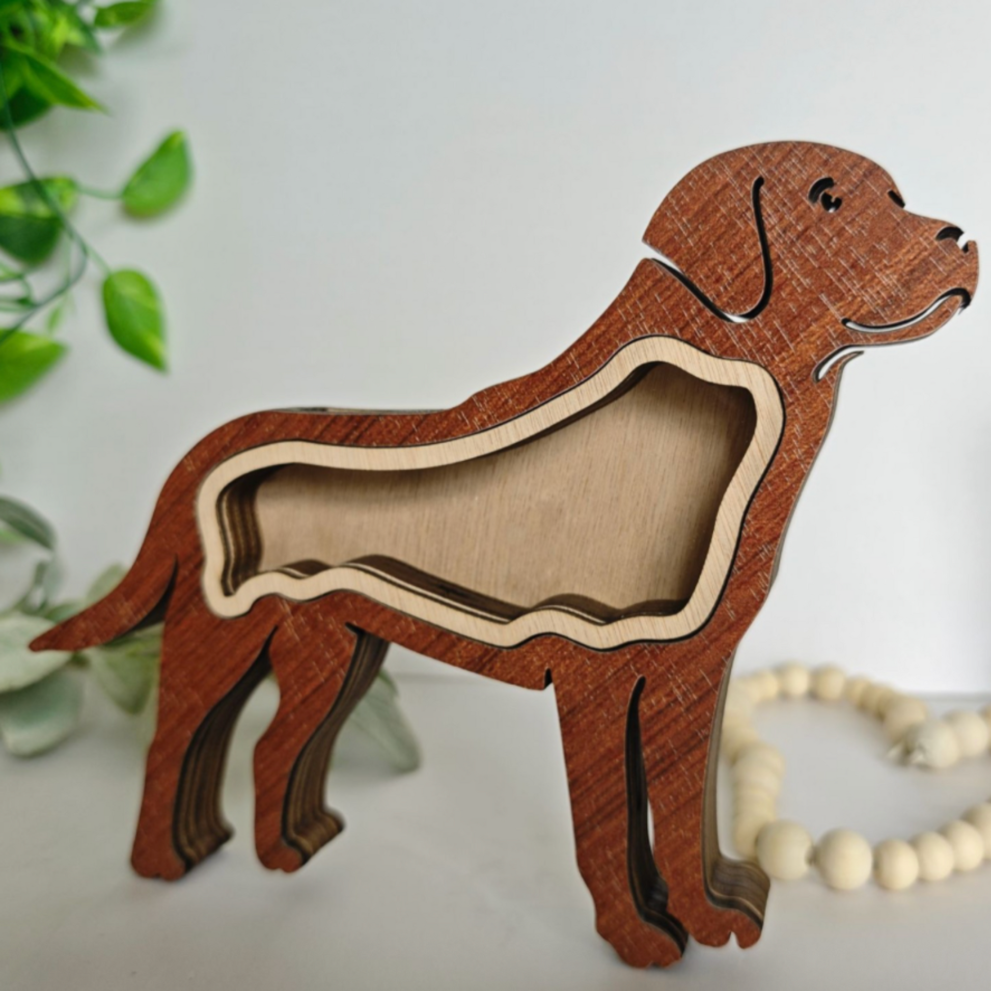 Holz-Gedenkbox für Tierhaar & Andenken