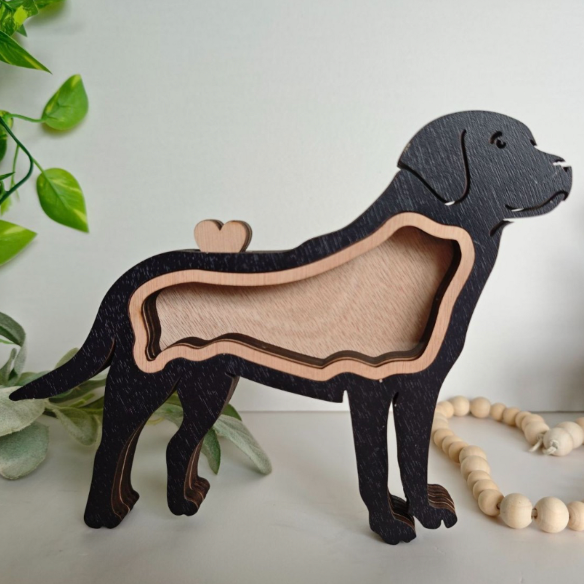 Holz-Gedenkbox für Tierhaar & Andenken