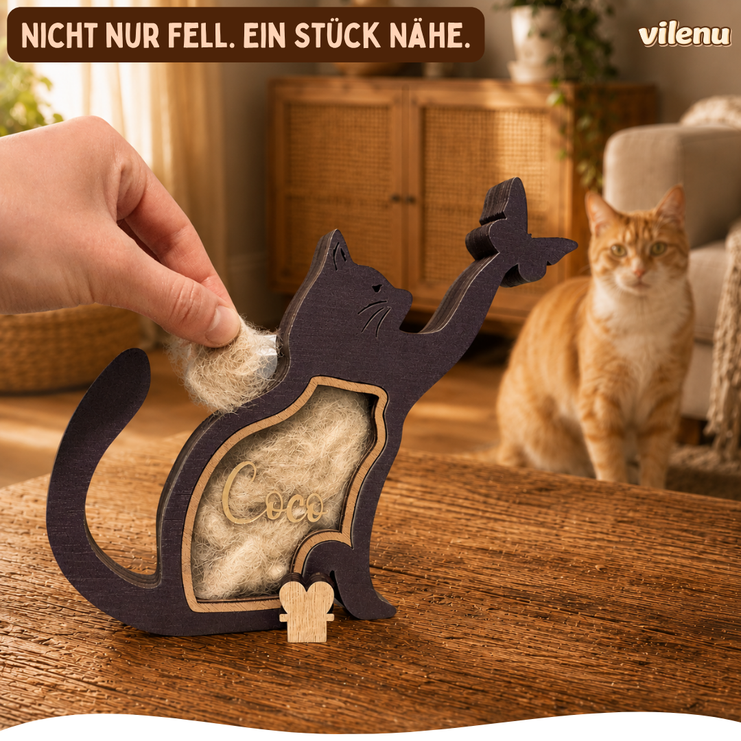 Personalisierte Fellbox für Katzenerinnerungen