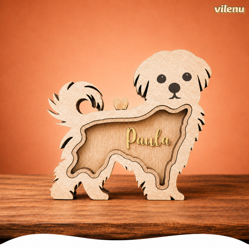Personalisierte Fellbox für Hundeerinnerungen