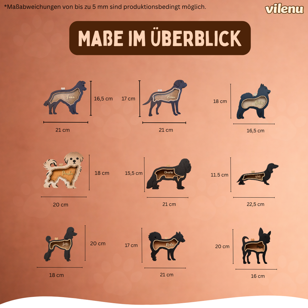 Personalisierte Fellbox für Hundeerinnerungen