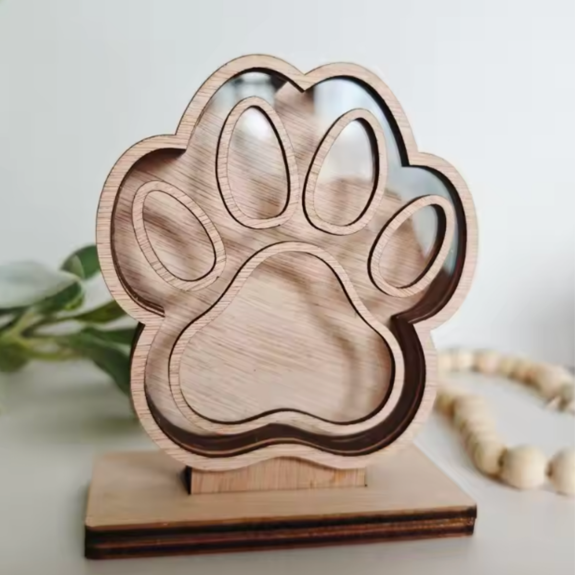 Holz-Gedenkbox für Tierhaar & Andenken